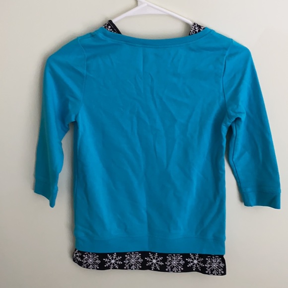 JK GIRLS I LoVE SNOW LONG SLEEVE - Picture 3 of 4